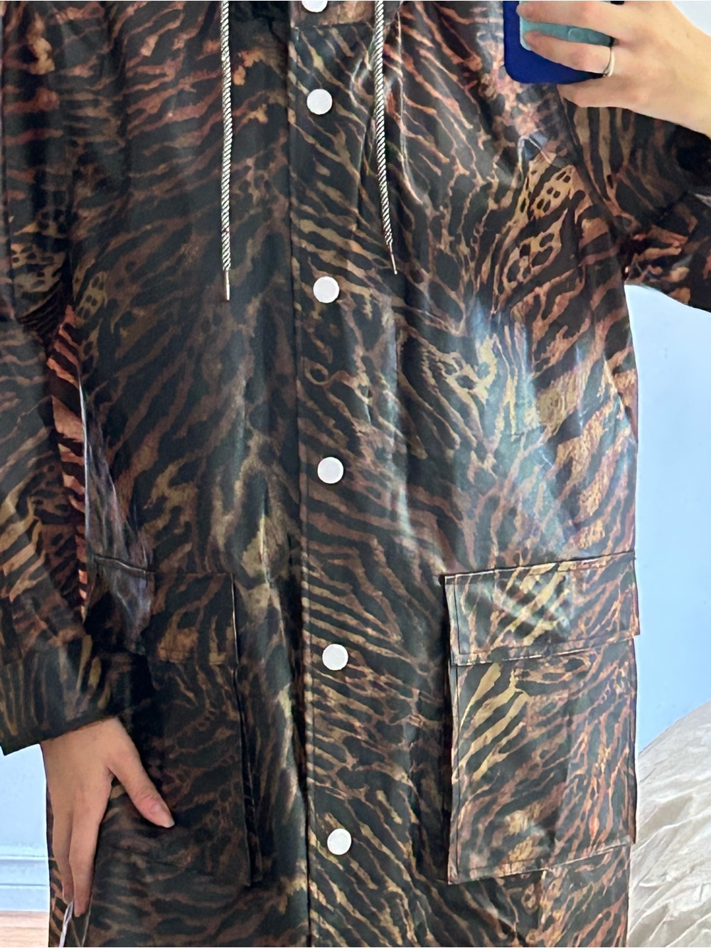 NOIZE animal print rain jacket - Picture 2 of 3